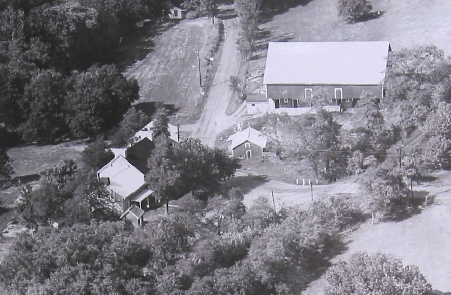 Aerial Photo of the Family Farm