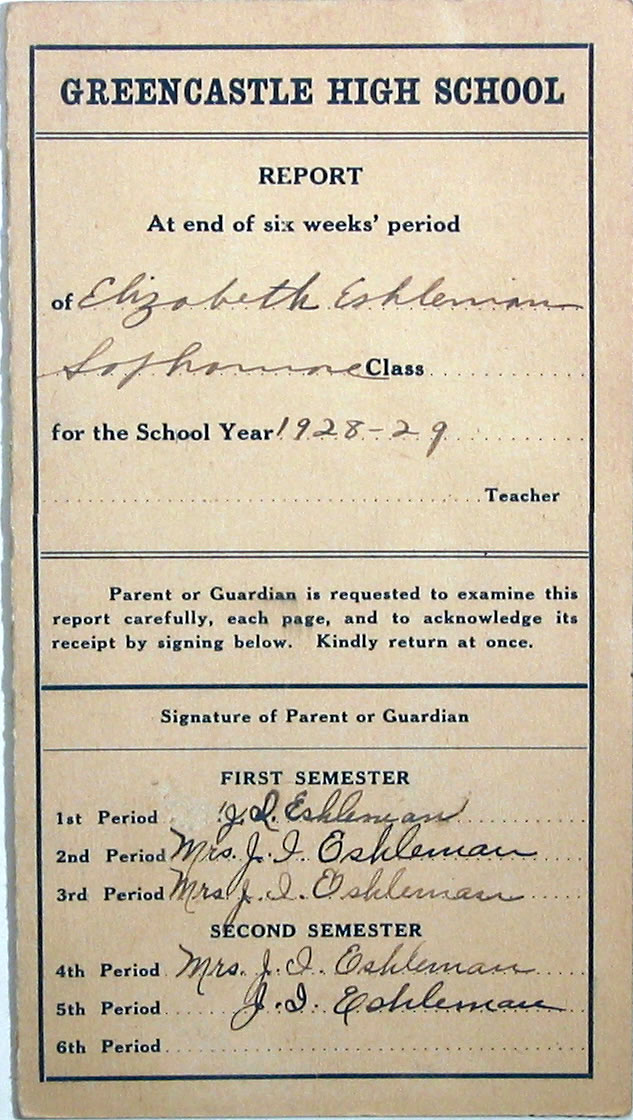Report Cart 1928-29